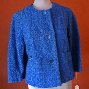 50s BLUE BOLERO JACKET