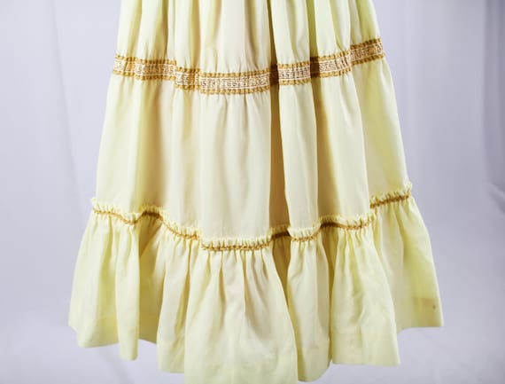 50s Pale Yellow Patio Dress - image 5