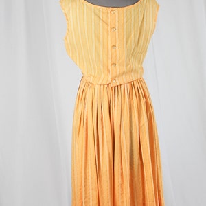 60s Orange Sleeveless Dress image 4