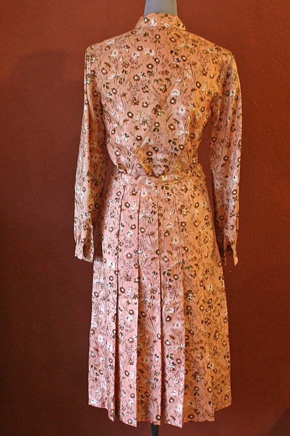 80s SILK Secretary SKIRT And BLOUSE Set - image 3