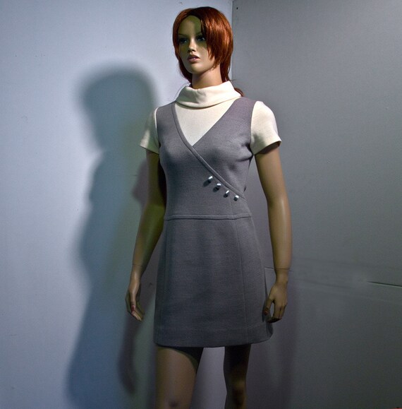 Lilli Ann 60s Mod Knit Dress