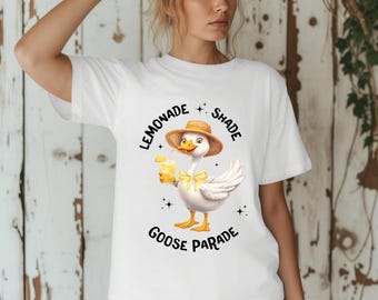 Summer Goose T-Shirt: Lemonade Beach Vacation Tee
