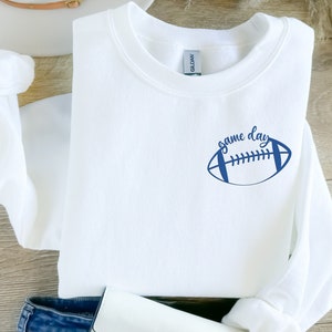 Game Day Embroidered Sweatshirt | Football Cozy Pullover | Unisex Gameday Embroidered Top | Fall Football Tailgate Outfit | Sports Fan Gift