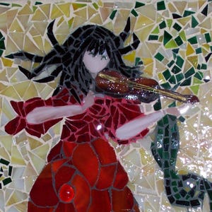 Made to order Customizable Mosaic-Stained Glass Panel, handmade with different designs. For Indoor mosaic panels wall art hanging decor