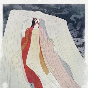 The Painted Lady Tarot 10.125 x17 Kunstdruck