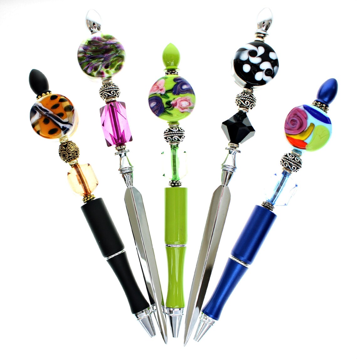 Metal Beadable Pen/beadable Pens/addabead Pens 1 Pen Etsy