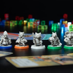 3D-Printed Root Board Game Miniatures: Full Faction Set (58 Pieces)