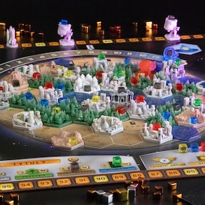 Conjunto completo de mejoras de Terraforming Mars™ personalizado: Piezas de juego / Juego base + Expansiones / Venus