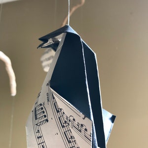 Musical Origami Penguin Mobile image 3