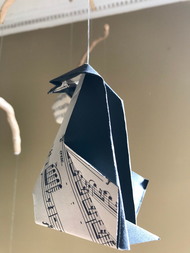 Musical Origami Penguin Mobile image 3