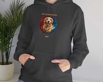 Sweat à capuche photo personnalisé Golden Retriever - Cadeau chien pour maman