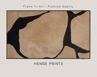 Samsung Frame Tv Art, Beige Vintage Abstract Frame Tv Japandi Vintage Frame TV Wabi Sabi Frame Tv decor Neutral Tones Digital download TV043