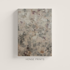 Modern Abstract Painting, Multicolor abstract Wall Art, Neutral Tone Wall Art, Living Room Decor | Unique Artwork, Digital download | H046