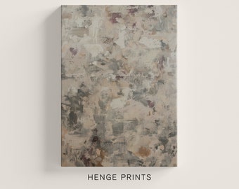 Modern Abstract Painting, Multicolor abstract Wall Art, Neutral Tone Wall Art, Living Room Decor | Unique Artwork, Digital download | H046