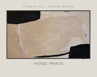 Samsung frame TV Art, Modern Neutral Abstract Samsung frame Tv Art, Samsung Frame TV Art Painting, Frame TV Art, Instant Download TV021