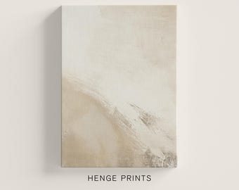 Beige Abstract Painting  - Japandi Wabi Sabi Wall Art | Neutral Tones | Minimalist Decor | PRINTABLE Digital Print | Instant download H067