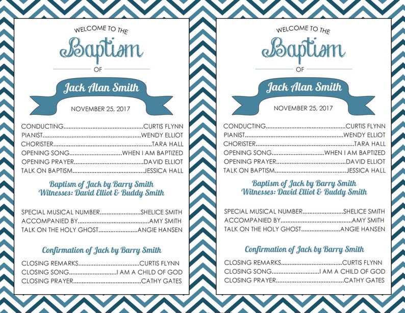 Lds Baptism Program Templates Free Download Lds Baptism Program Templates Free Download