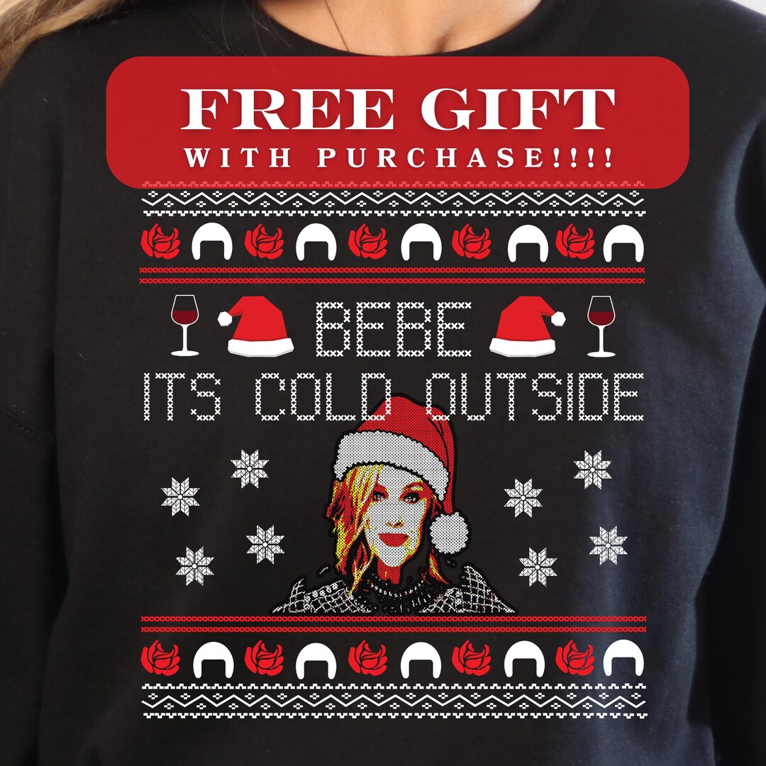 Schitts Creek Sweater Christmas Shirt Bebe Its Cold Outside, David Holiday Shirt Moira Rose 