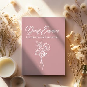Diario personalizado para hija, libro de recuerdos para madre e hija, carta para hija, diario de escritura, regalo sentimental de cumpleaños, mamá adolescente