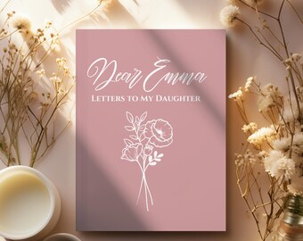 Diario personalizado para hija, libro de recuerdos para madre e hija, carta para hija, diario de escritura, regalo sentimental de cumpleaños, mamá adolescente