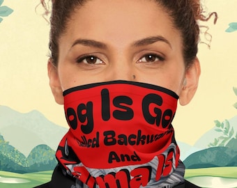 犬は神であり、カルマはビッチである、活動家フェイスカバー、抗議グッズ、抵抗