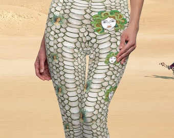 蛇の知恵のレギンス、サピエンスの手描きの鱗