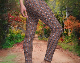 Folded Blankets Leggings, Casual, Cozy, Comfortable