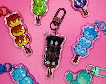 Genshin Dango Mini Keychains