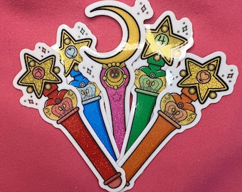 Sailor Moon Wand Stickers