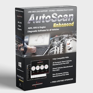 Autoscan Enhanced OBD2 EOBD Engine Car Diagnostic Software for all Vehicles Elm327