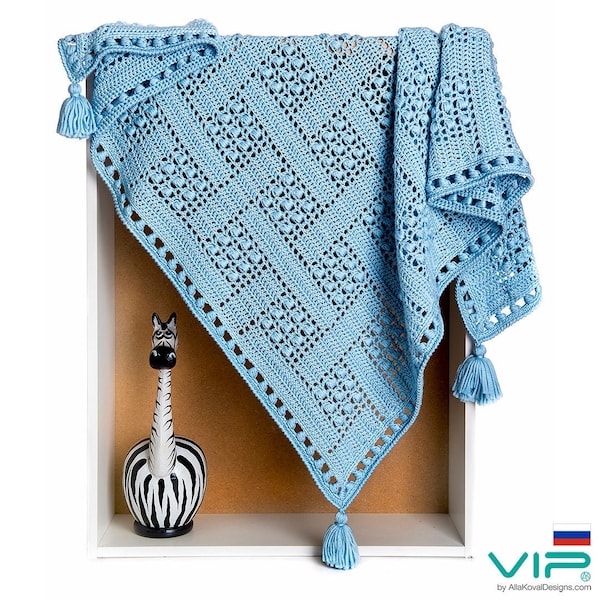 VIP | RUSSIAN RU Dream Catcher Baby Boys Girls Blanket Crochet Pattern Pdf. Описание детского пледа на русском языке; Подробные схемы.