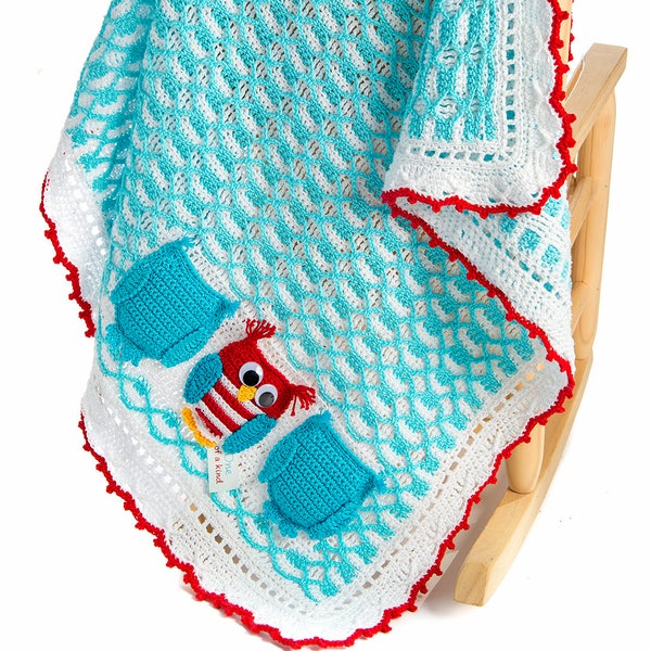 CROCHET PATTERN One of a Kind Baby Boys Girls Blanket Ebook Crochet Pattern in PDF format