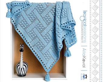 CROCHET PATTERN Dream Catcher Baby Boys Girls Adult Blanket/Throw Ebook Crochet Pattern in PDF format