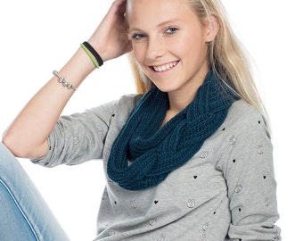 CROCHET PATTERN Crochet à la Brioche Cowl for Kids and Adult PDF eBook Instant download