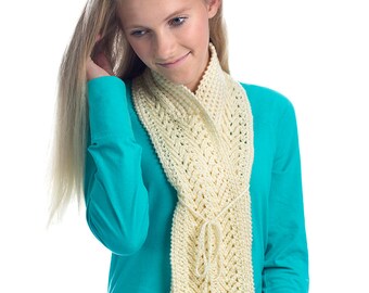 CROCHET PATTERN Owleta Scarf with Collar for Kids and Adult PDF eBook Instant download