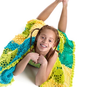 CROCHET PATTERN Silverlace & Tropicana Blankets Ebook Crochet Pattern in PDF image 4