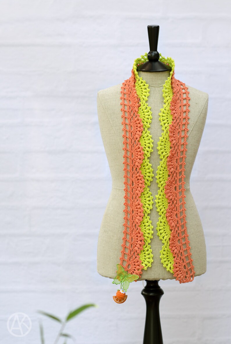 3 CROCHET PATTERNS Tutti Frutti Scarf & Shawl eBook/Pdf image 3