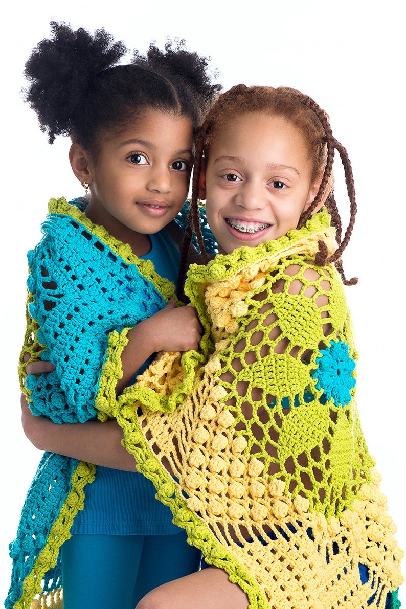 CROCHET PATTERN Silverlace & Tropicana Blankets Ebook Crochet Pattern in PDF image 3