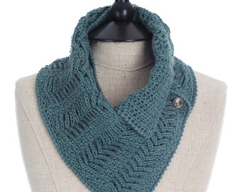 CROCHET PATTERN Loop of Jade Cowl Neckwarmer Kids and Adult PDF eBook Digital Instant download