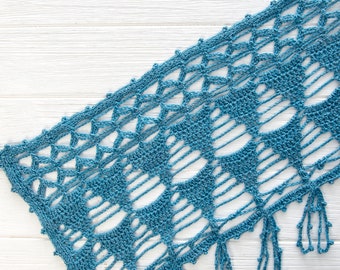 CROCHET PATTERN Azure Scarf Crochet Pattern Women PDF