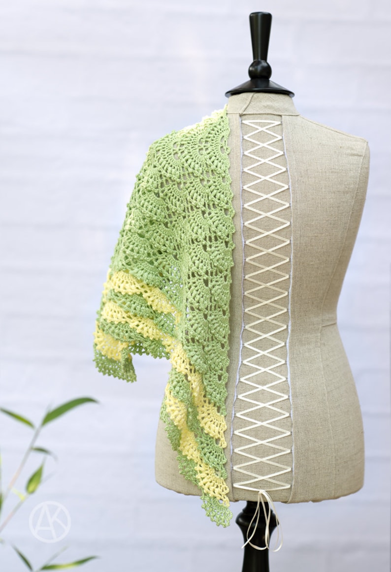 3 CROCHET PATTERNS Tutti Frutti Scarf & Shawl eBook/Pdf image 5