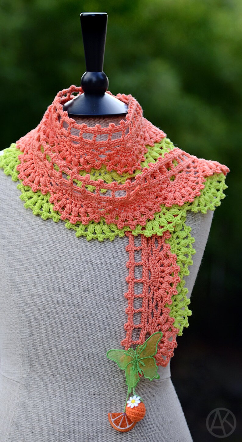 3 CROCHET PATTERNS Tutti Frutti Scarf & Shawl eBook/Pdf image 2