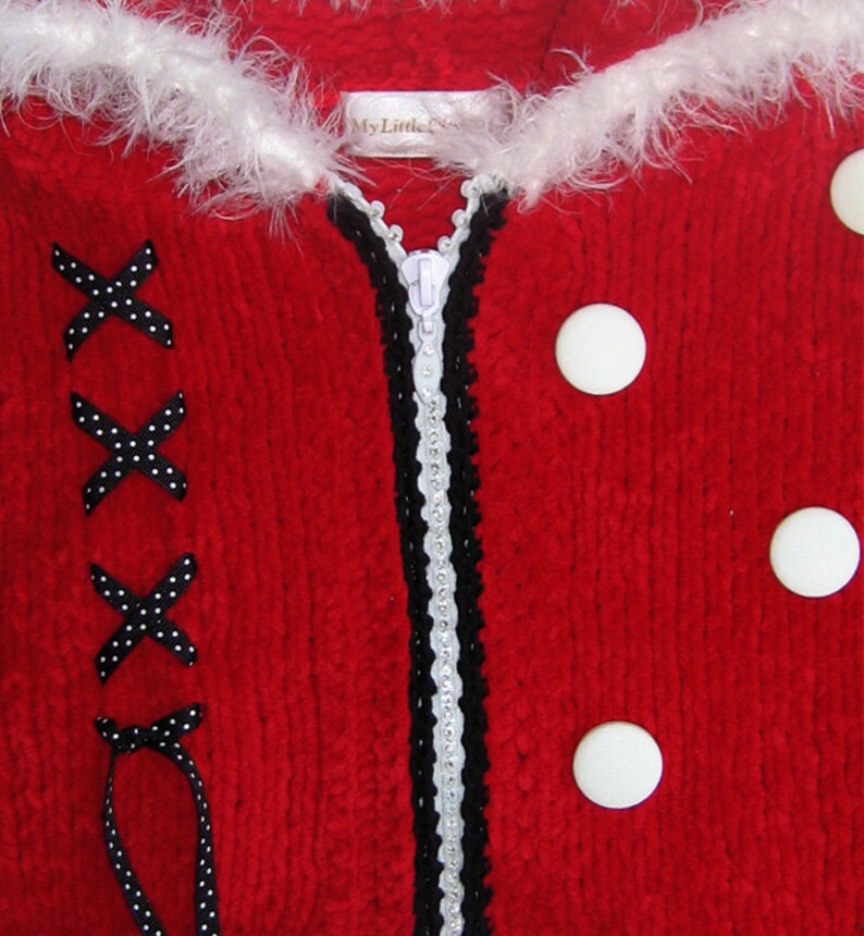 PATTERN Miss M. Hand Knitted Jacket Knit Pattern with Crochet image 2