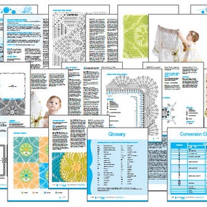 CROCHET PATTERN Silverlace & Tropicana Blankets Ebook Crochet Pattern in PDF image 5