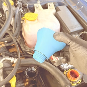 Engine Oil Funnel | Subaru EJ | Compact | Threaded | Internally Vented | 3D Printed | Item# SUB-02-EJ25-0006