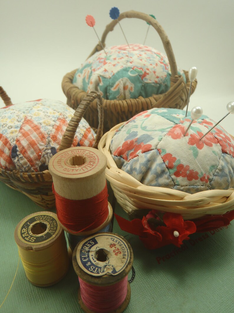 Upcycled Quilt Pin Cushion Repurposed Pincushion Etsy