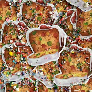 Fruitcake | Fruit Cake | Cake Stickers | Food Sticker | Baked Good Sticker | GBBS | Cute Clear Vinyl Sticker