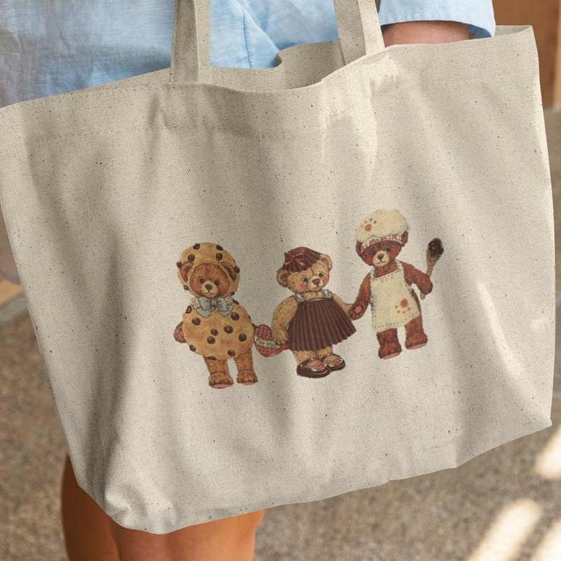 Bear Ledger Berry Tote