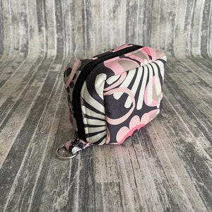 Essential Oil Travel Case: Pink Floral Bag Holds 6 Bottles