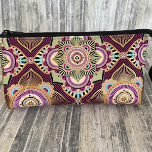 Pop Open Cosmetic Bag: Istanbul Fabric Travel Case